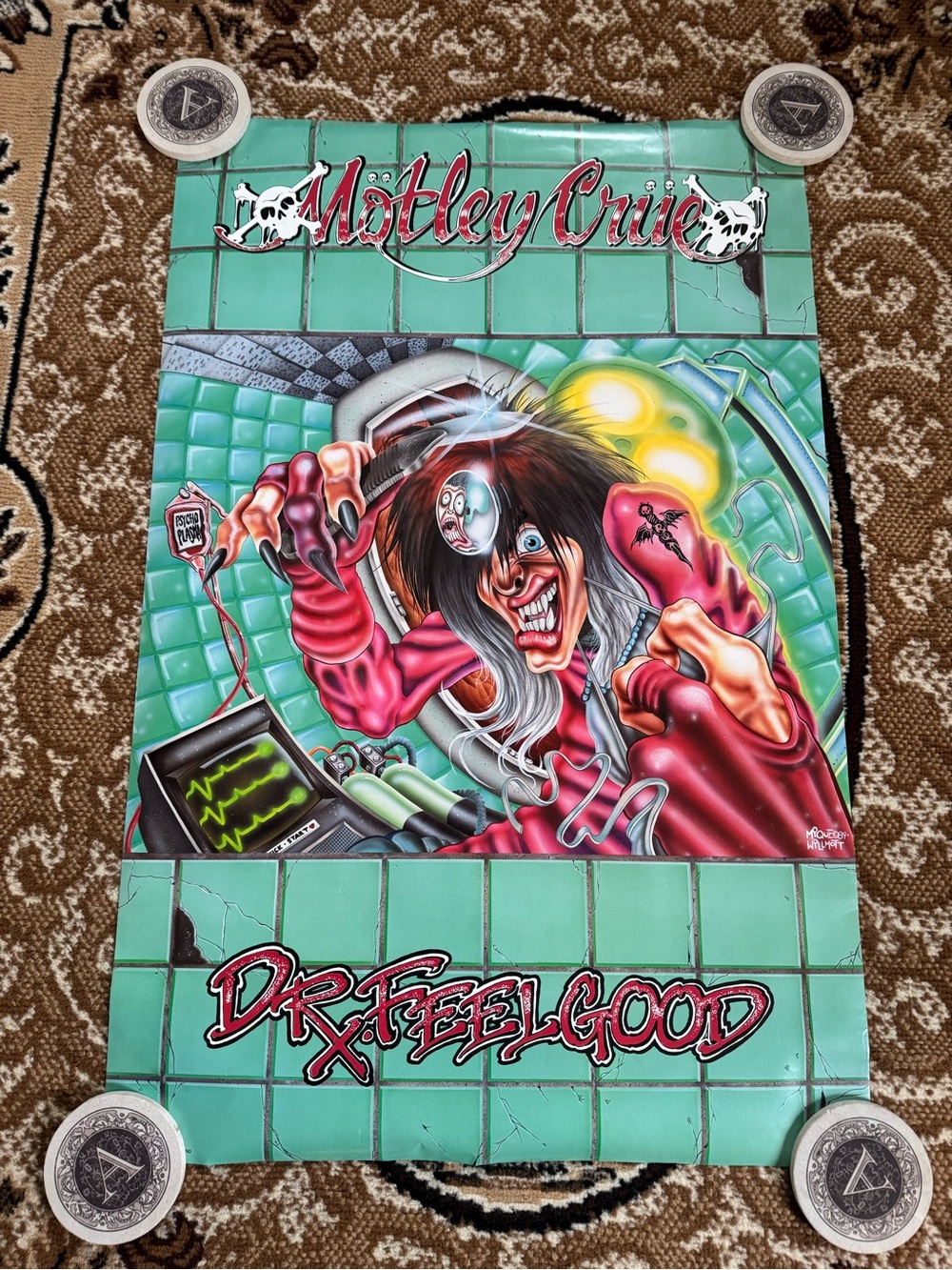 Motley Crue — Dr. Feel Good Poster